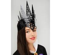 Struts Kids Snow White Evil Queen Gothic Black Crown Headpiece