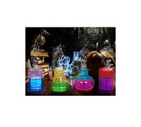 Struts Mad Scientist Assorted Mini Lab Beakers Pack 4 Halloween Plastic Shot Glasses