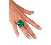 Struts Medieval Style Maid Marion Fancy Dress Green Jewel Ring Adjustable Size ASSORTED SHAPE