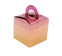 Struts Metallic Ombre Rose Gold Box Balloon Weight Pack 8