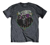 Struts Standing Band Logo T-Shirt in Grey | Size: Small Struts Grey S