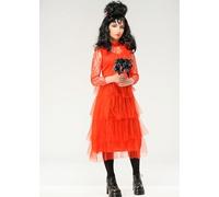 Struts Teen Size Girls Beetle Gothic Red Bride Lydia Costume
