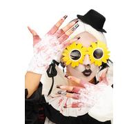 Struts Terrifier Art The Clown Style Bloody Killer Clown Fancy Dress Fingerless Gloves