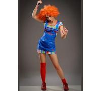 Struts Womens Childsplay Cute Chucky Girl Costume (Large (UK 16-18))