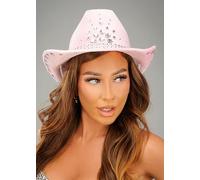 Struts Womens Cowgirl Baby Pink Rhinestone Cowboy Hat
