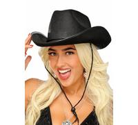 Struts Womens Cowgirl Black Felt Space Cowboy Hat