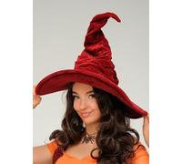Struts Womens Deluxe Hocus Pocus Burgundy Velvet Witch Hat