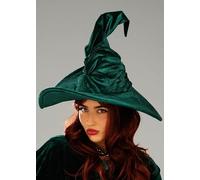 Struts Womens Deluxe Hocus Pocus Winifred Style Green Velvet Witch Hat