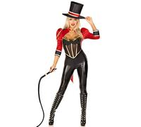 Struts Womens Deluxe Red Circus Ringmaster Diva Costume (Medium (UK 10-12))