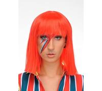 Struts Womens Deluxe Red David Bowie Ziggy Stardust Wig