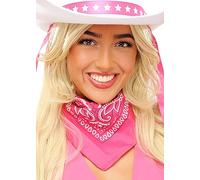 Struts Womens Glamour Doll Pink Cowboy Bandana Neckerchief