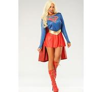 Struts Womens Supergirl Fancy Dress Superhero Costume