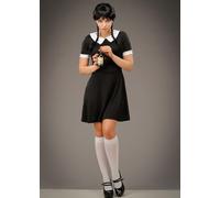 Struts Womens Wednesday Style Creepy School Girl Costume (Medium (UK 12-14))