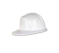 Struts Womens White Thin Plastic Helmet Builders Hat Construction Worker Fancy Dress