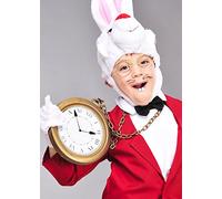 Struts Wonderland The White Rabbit Fancy Dress Pocket Watch Jumbo Clock