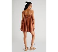 Struttin' Mini Dress by free-est at Free People in Caramel Cafe, Size: Large - female