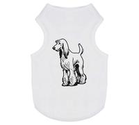 'Strutting Afghan Hound Dog' Pet Dog/Cat T-Shirt (PT00126544)