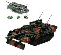 STRV 103B Tank Building Set, 1:28 Scale Military Model for Adults-1773PCS