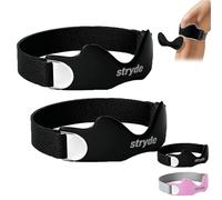 Stryde Precision Knee Strap, 2026 Adjustable Patellar Tendon Support with Silicone Lock-Point Pad, Breathable Non-Slip Knee Brace for Running, Sports & Everyday Use, One Size Fits All (Black*2)