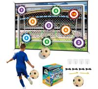 Stryka, Stryka Goal Football Target Game - Portable Foldable Football Goal, Boosts Aim & Coordination, Encourages Active Play (Yellow)