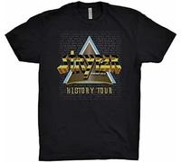Stryper History Tour Men Cotton T-Shirt Short Sleeve Black Clothes Tees M