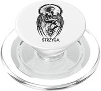 Strzyga Slavic Vampire Demon Gothic Witch Art PopSockets PopGrip for MagSafe