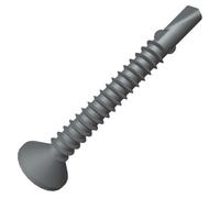 STS NoMorePly Wing Tip Drill Tek Screws 38mm (Box of 200) - Silver
