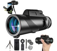 Stscope 360 Monocular, High Power Telescope with Phone Adapter, Tripod & Hand Strap, BAK4 Prism & FMC Lens, Lightweight Portable for Adults, Bird Watching, Camping, Hiking, Travel