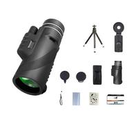 Stscope360 Monocular, Stethoscope 360 Monocular Set High Powered, Waterproof HD Monoculars for Bird Watching, Stargazing Travel (black 10 * 42)
