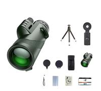 Stscope360 Monocular, Stethoscope 360 Monocular Set High Powered, Waterproof HD Monoculars for Bird Watching, Stargazing Travel (green 40x60)