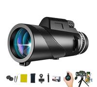 Stscope360 Monocular,Sts Scope 360,Monocular Telescope,Lightweight High Power BAK-4 Prism FMC Lens Compact Monoculars,HD Low Night Vision Monoculars for Bird Watching Camping Hiking(Black#b,10 * 42)