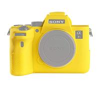 STSEETOP A7R IV Case, Professional Silicone Rubber Camera Case Cover Detachable Protective for A7 RIV (Yellow)