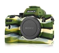 STSEETOP Camera Case Compatible with Sony A7III A7RIII Sony ILCE-7RIII A73 A7R3 - Protective Silicone DSLR Skin Cover, Detachable Cage, Shockproof, Dustproof (Camouflage)