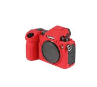 STSEETOP Camera Case for Panasonic Lumix S5 - Protective Silicone DSLR Skin Cover, Detachable Cage, Shockproof, Dustproof (Red)