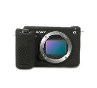 STSEETOP Camera Case for Sony ZV-E1 - Protective Silicone DSLR Skin Cover, Detachable Cage, Shockproof, Dustproof (Black)