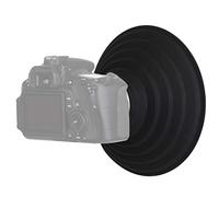 STSEETOP Camera Lens Hood, Collapsible Reversible Filter Thread Rubber Digital Lens Hood DSLR Lens Cap Shade