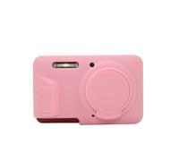 STSEETOP Silicone Camera Case Compatible with Kodak PIXPRO FZ55 Digital Camera - Shockproof Anti-Scratch Protective Cover, Soft Non-Slip Grip Skin, Lightweight Rubber Sleeve - Pink