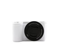 STSEETOP Silicone Case for Sony ZV-E10 II Camera, Soft Protective Cover with Anti-Slip Grip and Lens Protection for ZV-E10 M2 Digital Camera, Scratch Resistant (White)