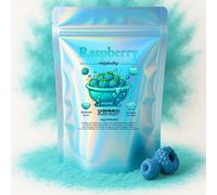 Stsfybaths Raspberry Shimmer Bath Bomb Powder - Turquoise Fizzy Bath Soak for Kids, Women & Men - Handmade, Scented, Non-Staining, 6-9 Baths per Bag (Large, Turquoise)