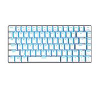 Stsmcl Keyboard Real Mechanical Keyboard Desktop Notebook eat Chicken Artifact Keyboard 26 Key no Lock Button (Color : White)