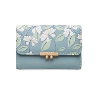 Stsmcl Wallet Cute Student Coin Wallet Small Fresh Wallet Female Short Paragraph Three fold Korean Version of The Wallet (Color : A)