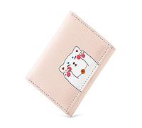 Stsmcl Wallet Korean Version of The Multi-Card Caste Wallet New Student Wallet Female Short Wallet Hundred Small Fresh Cute Three fold Wallet (Color : A)