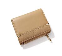 Stsmcl Wallet New Matte Wild Korean Version of The Zero Bag Multi-Card Buckle Short Zipper Ladies Wallet (Color : C)