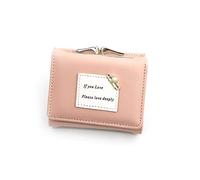 Stsmcl Wallet Three fold Coin Bag Female Small Wallet New Korean Version of The Woman Wallet Short (Color : A)