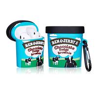 STSNano Cute Case for AirPod 2/1, Cartoon Trendy Character Design Funny Kawaii Fun Air Pods Soft Silicone Cover, Unique 3D Food for Girls Boys Women Cases for AirPods 2&1 (Ice Cream Cup)