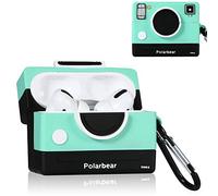 STSNano Cute Case for AirPod Pro 2019/Pro 2 Gen 2022 Trendy Cool Funny Kawaii Fun Cartoon Air Pods Pro Soft Silicone Cover, Unique 3D for Girls Men Boys Women Kids Cases for AirPods Pro (Green Camera)
