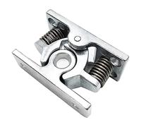 Sttejlbho 1Pcs Spring Loaded Door Easy Lock Door Easy Lock Aluminium Alloy Door Easy Lock Stop Catch Release Clamp Double Roller Catch (Mp-4)