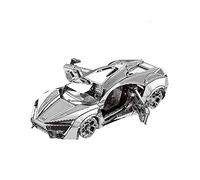 Sttejlbho Model 3D Puzzle Metal Model Kit Hypersport Racing Car Assembly Model DIY 3D Cut Model Puzzle Toys for Adult