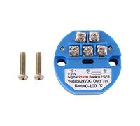 Sttejlbho PT100 Type to 0-10V 0-100 Degree RTD Input 0-10 a Output DC24V Thermal Resistance Temperature Transmitter
