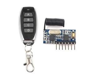 Stthherk 433Mhz Wireless Remote Control Transmitter and Receiver Module Set 4 CH Output Control Switch for DIY Projects